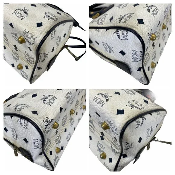 MCM CROSSBODY BAG WHITE PVC 933149 - Picture 3 of 11